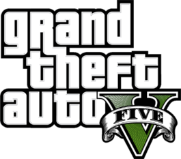 Grand Theft Auto V logo - transparent background